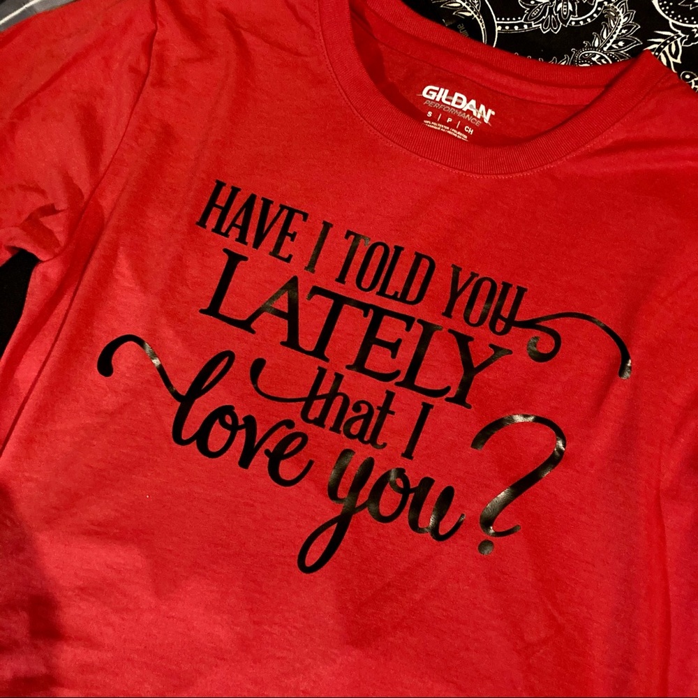 LOVE YOU 💕 • Sublimated Tee • Small • NWT - Picture 2 of 3